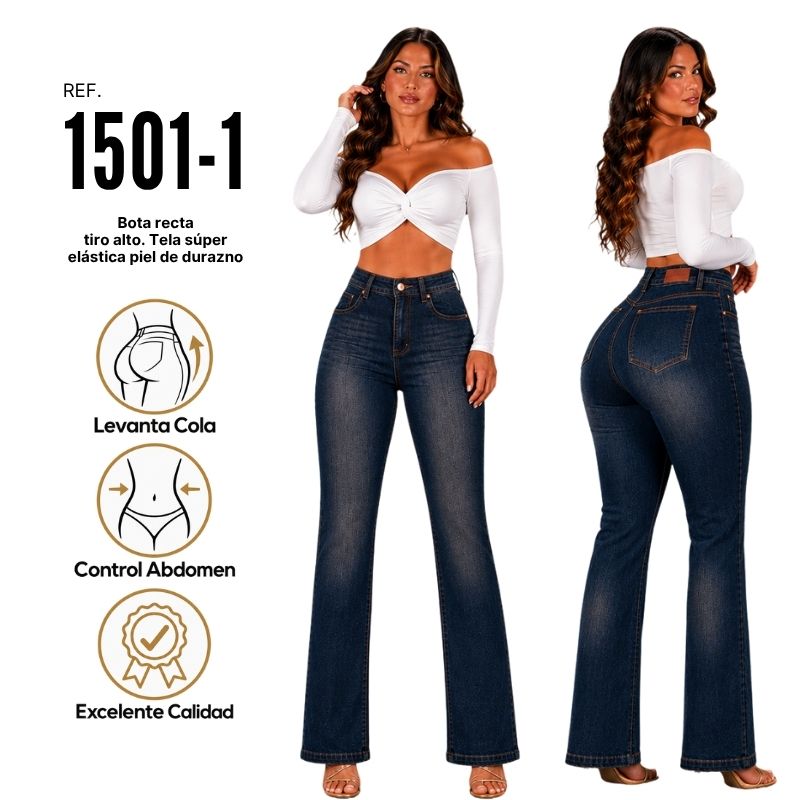 Pantalón de Jean Elegante Ref. 1501-1
