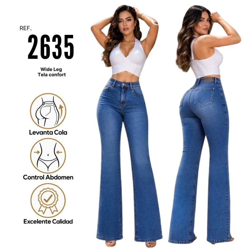 Pantalón de Jean Wide Leg Ref. 2635